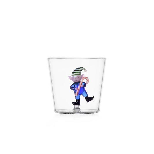 CHRISTMAS TALES - tumbler blue elf w/candy cane