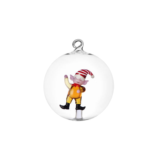 CHRISTMAS TALES - Christmas ball amber elf