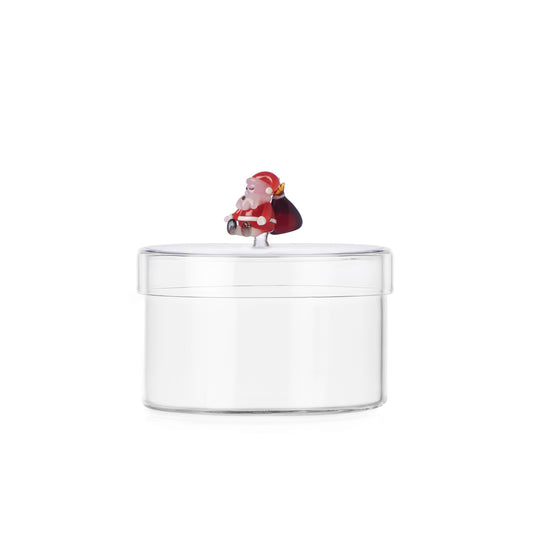 CHRISTMAS TALES - box Santa with sack