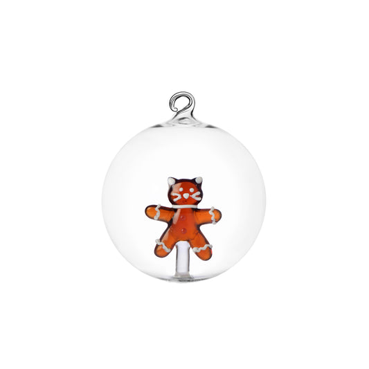 SWEET AND CANDY - Christmas ball gingerbread cat