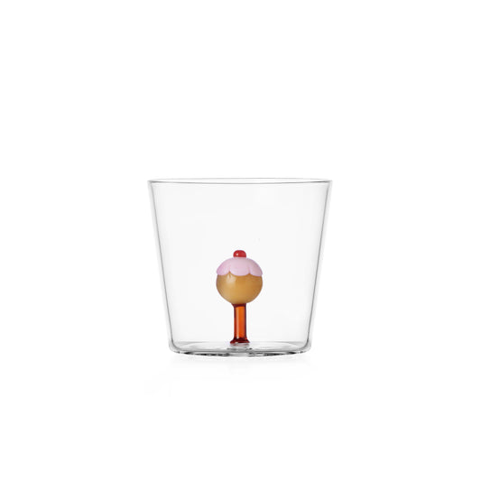 SWEET AND CANDY - tumbler pink/amber lollipop