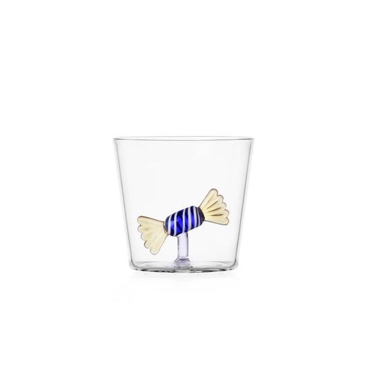 SWEET AND CANDY - tumbler yellow/lightblue candy