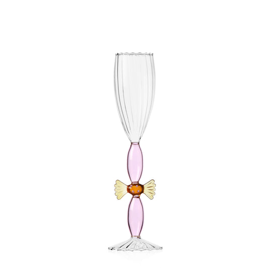 SWEET AND CANDY - flute amber candy-pink