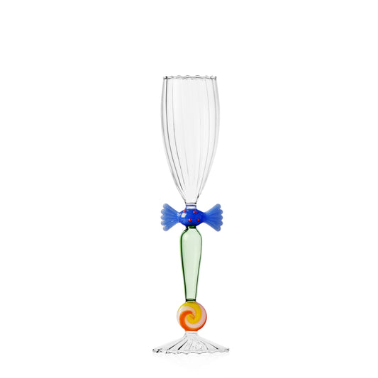 SWEET AND CANDY - flute lightblue candy w/lollipop