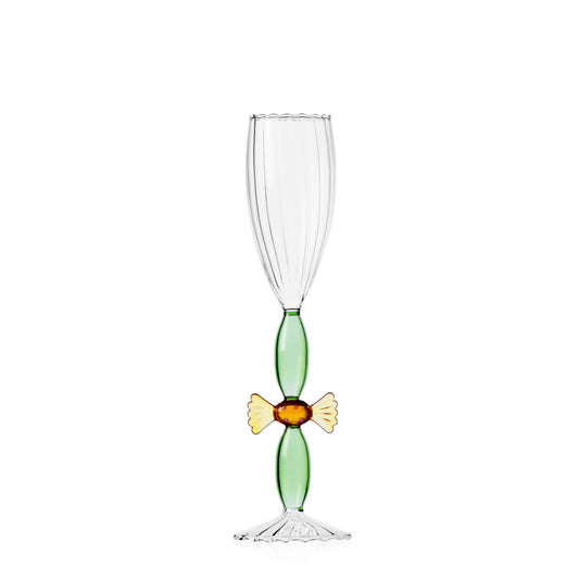 SWEET AND CANDY - flute amber candy-green