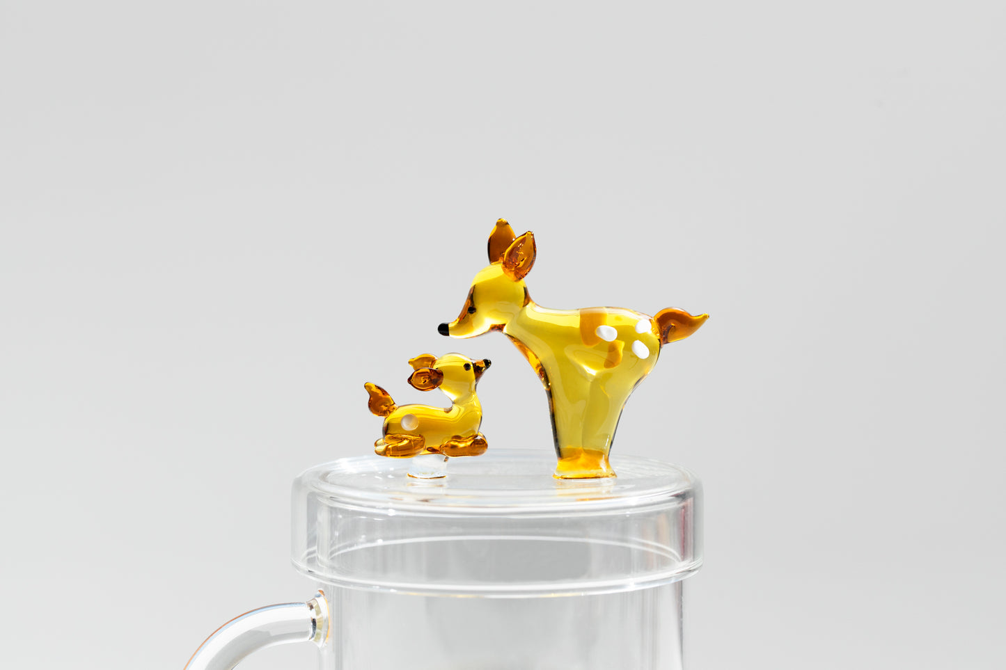 TENDER TIES - MUG WITH LID FAWN FAMILY