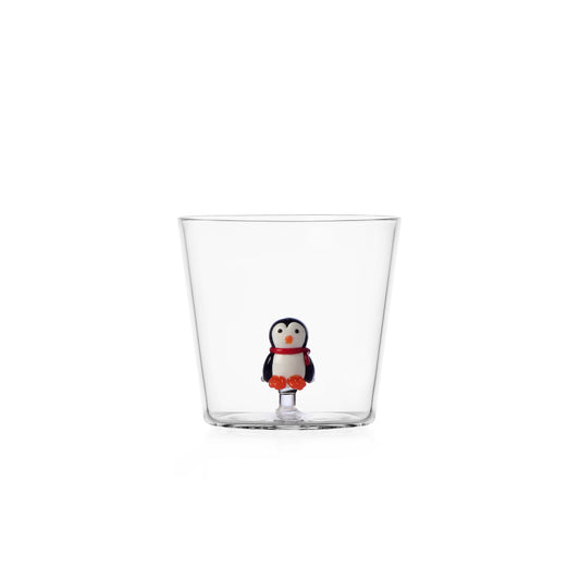 WOODLAND TALES - tumbler penguin w/scarf