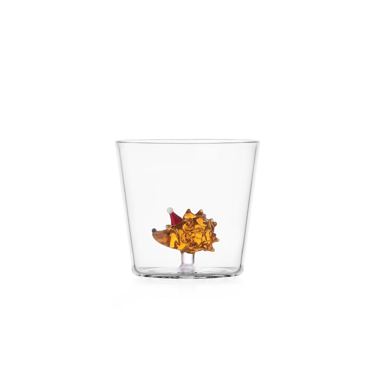 WOODLAND TALES - tumbler hedgehog w/Christmas hat