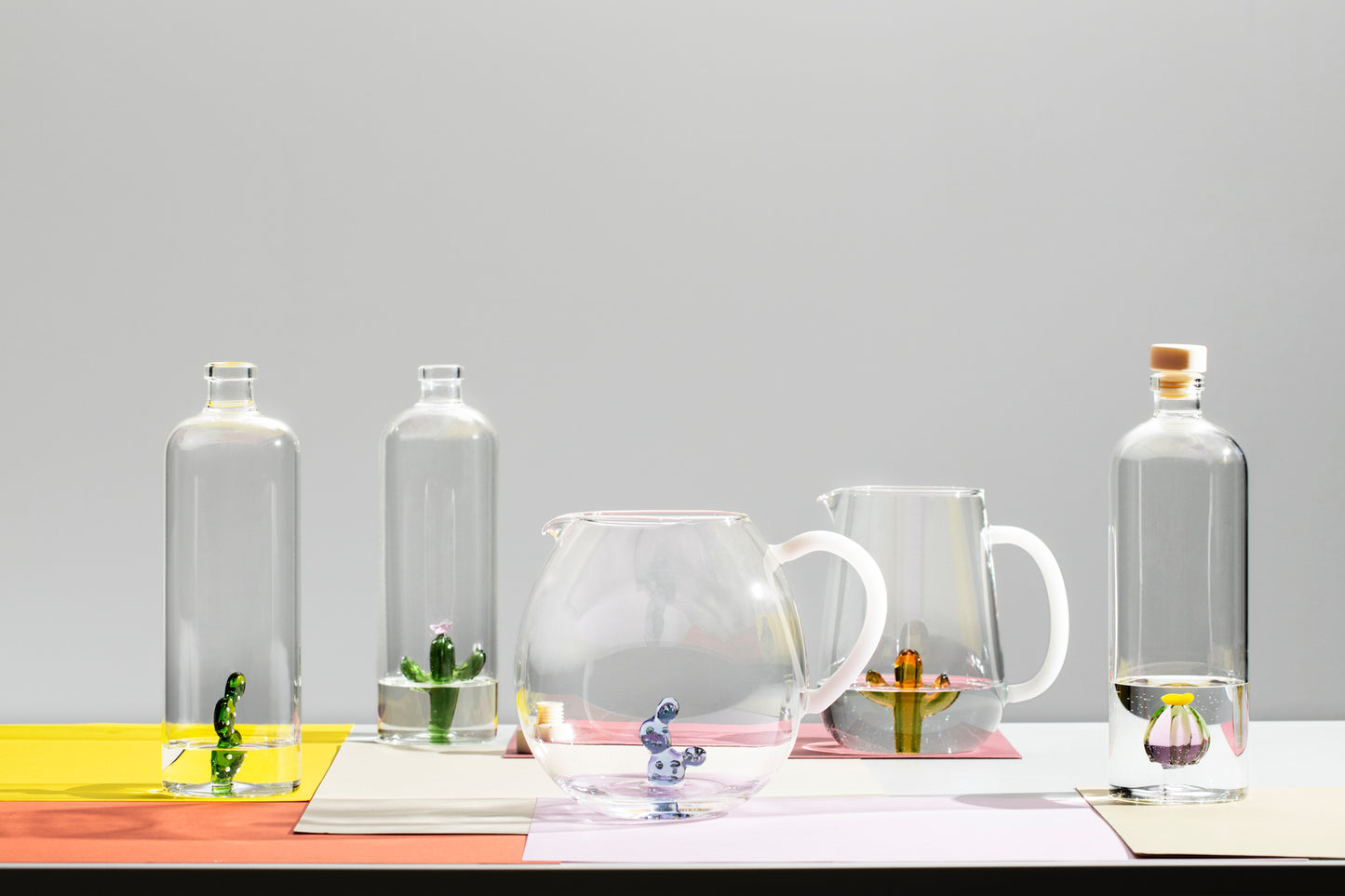 DESERT PLANTS - jug cactus green-amber