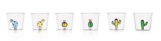 DESERT PLANTS - TUMBLER ASSORTED (SET OF 6)