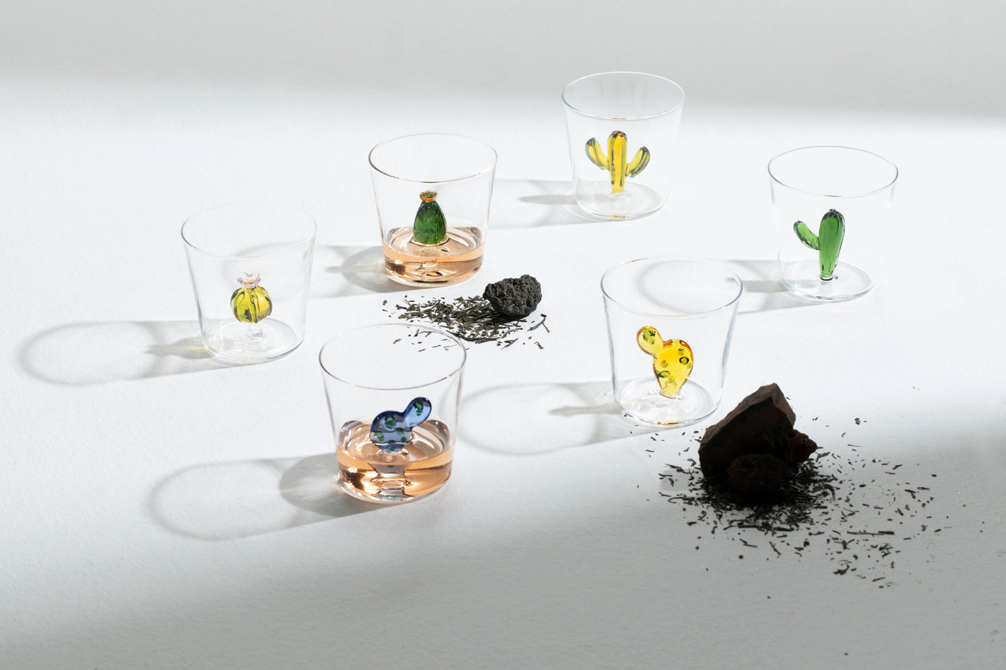 DESERT PLANTS - tumbler cactus amber flower