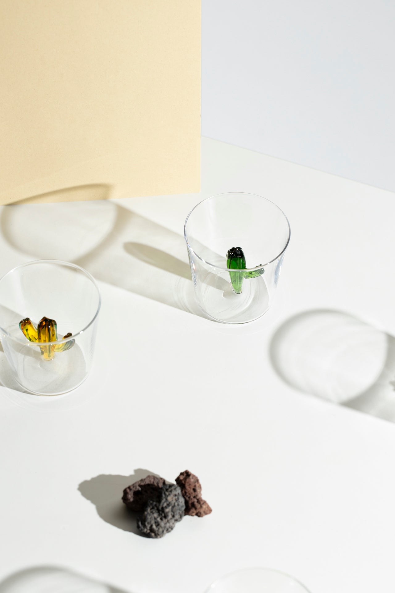 DESERT PLANTS - tumbler cactus green-amber