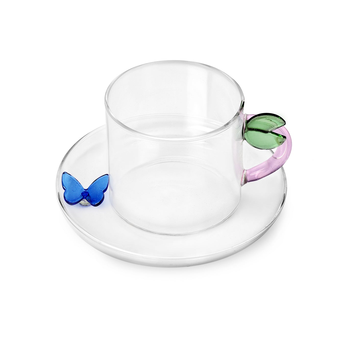 FRUIT & FLOWERS - teacup w/ saucer leaf