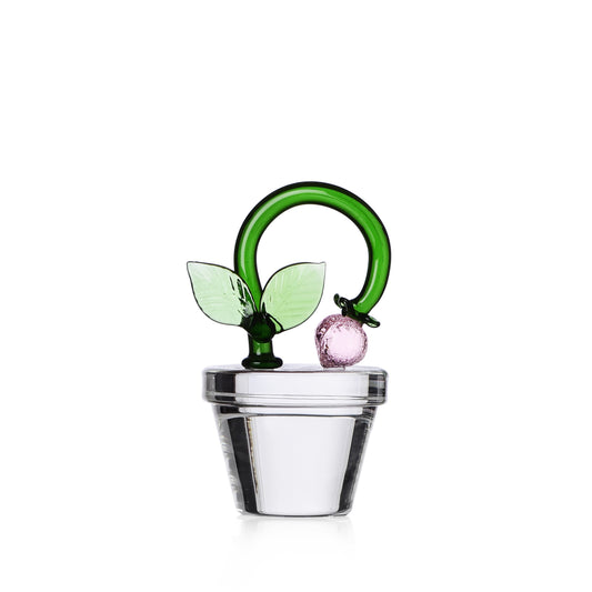 FRUIT & FLOWERS - paperweight/placeholder strawberry