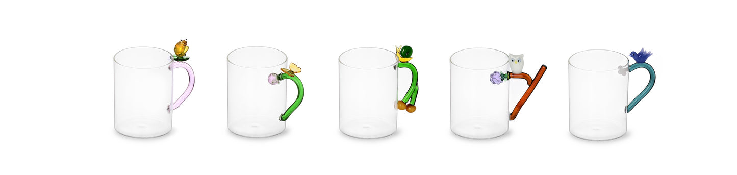 FRUIT & FLOWERS - mug w/ butterfly