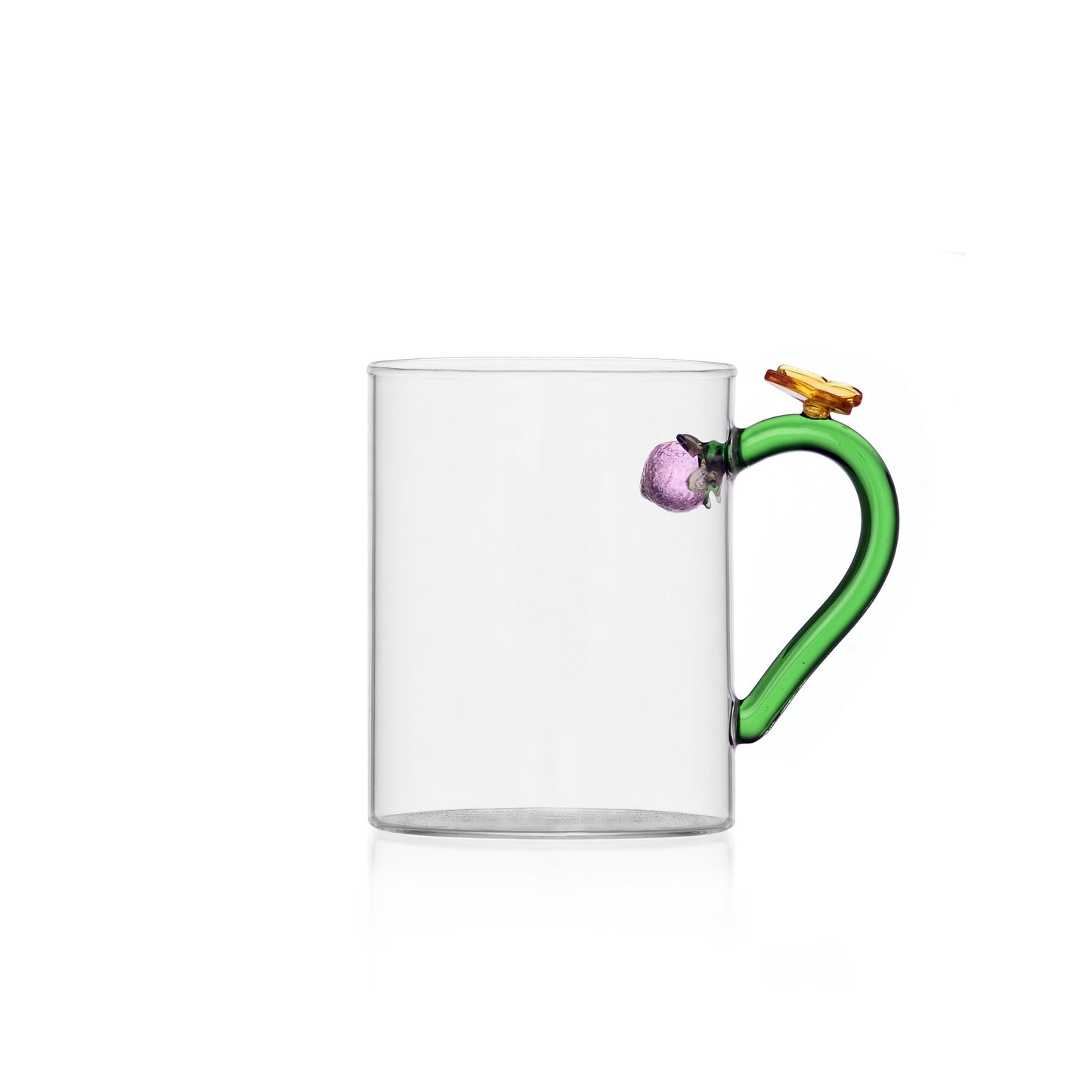 FRUIT & FLOWERS - mug w/ butterfly