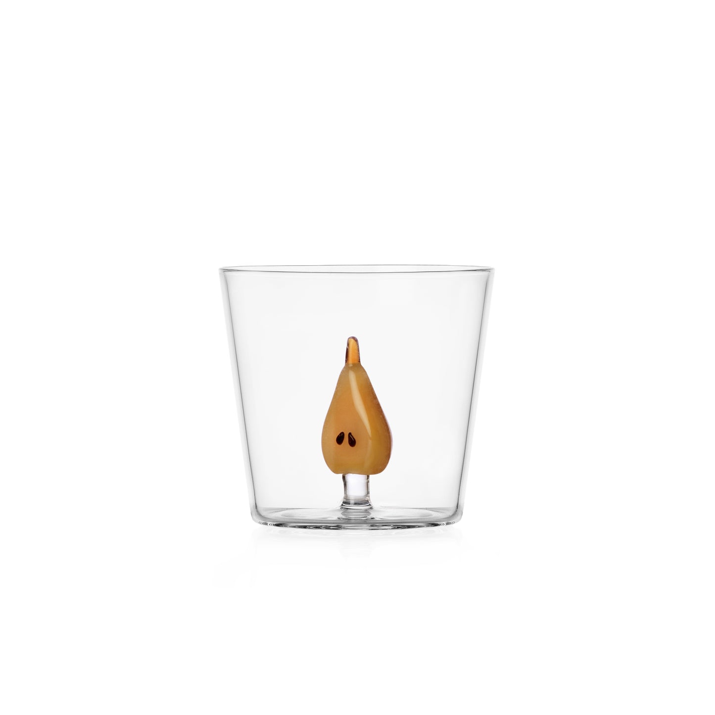 FRUIT & FLOWERS - tumbler half pear