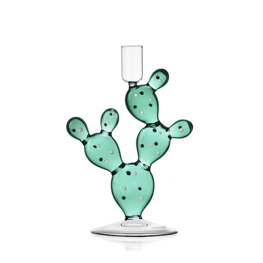 DESERT PLANTS - candleholder turquise cactus