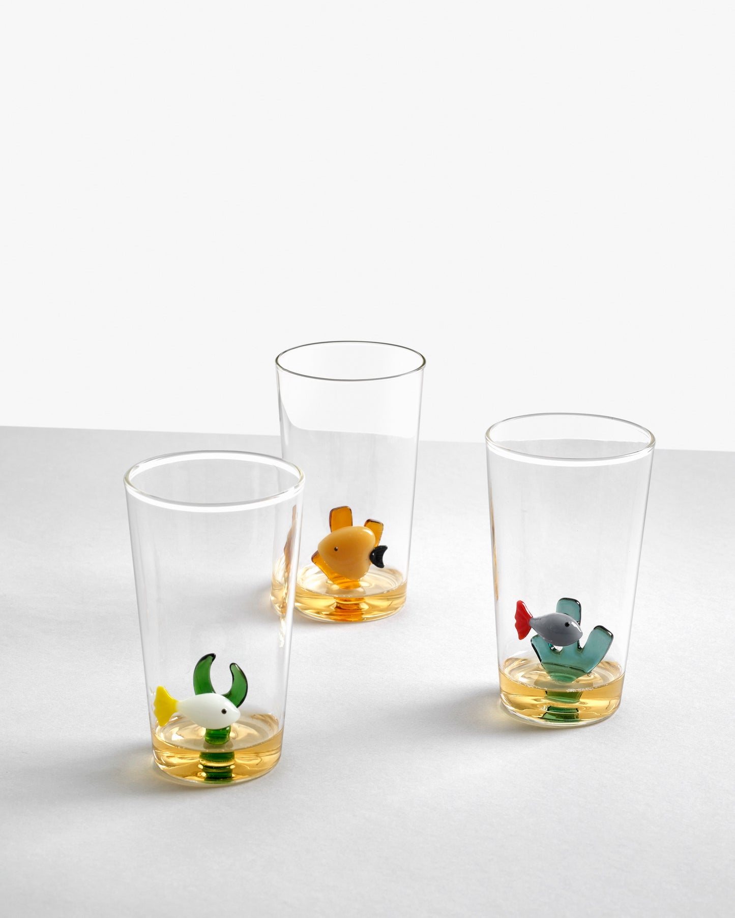 MARINE GARDEN - LONG DRINK BLUE FISH PETROL SEAWEED