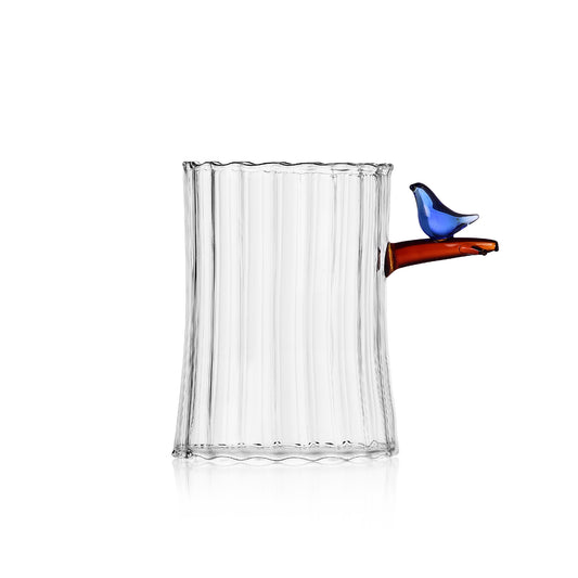 BIRDS - TEALIGHT CANDLE HOLDER BLUE BIRD