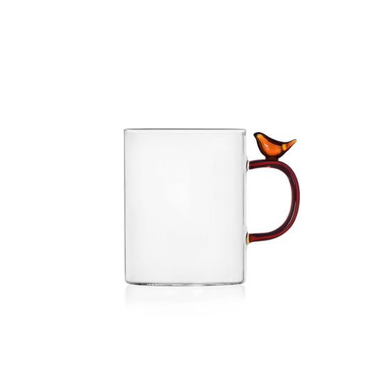 BIRDS - MUG AMBER BIRD