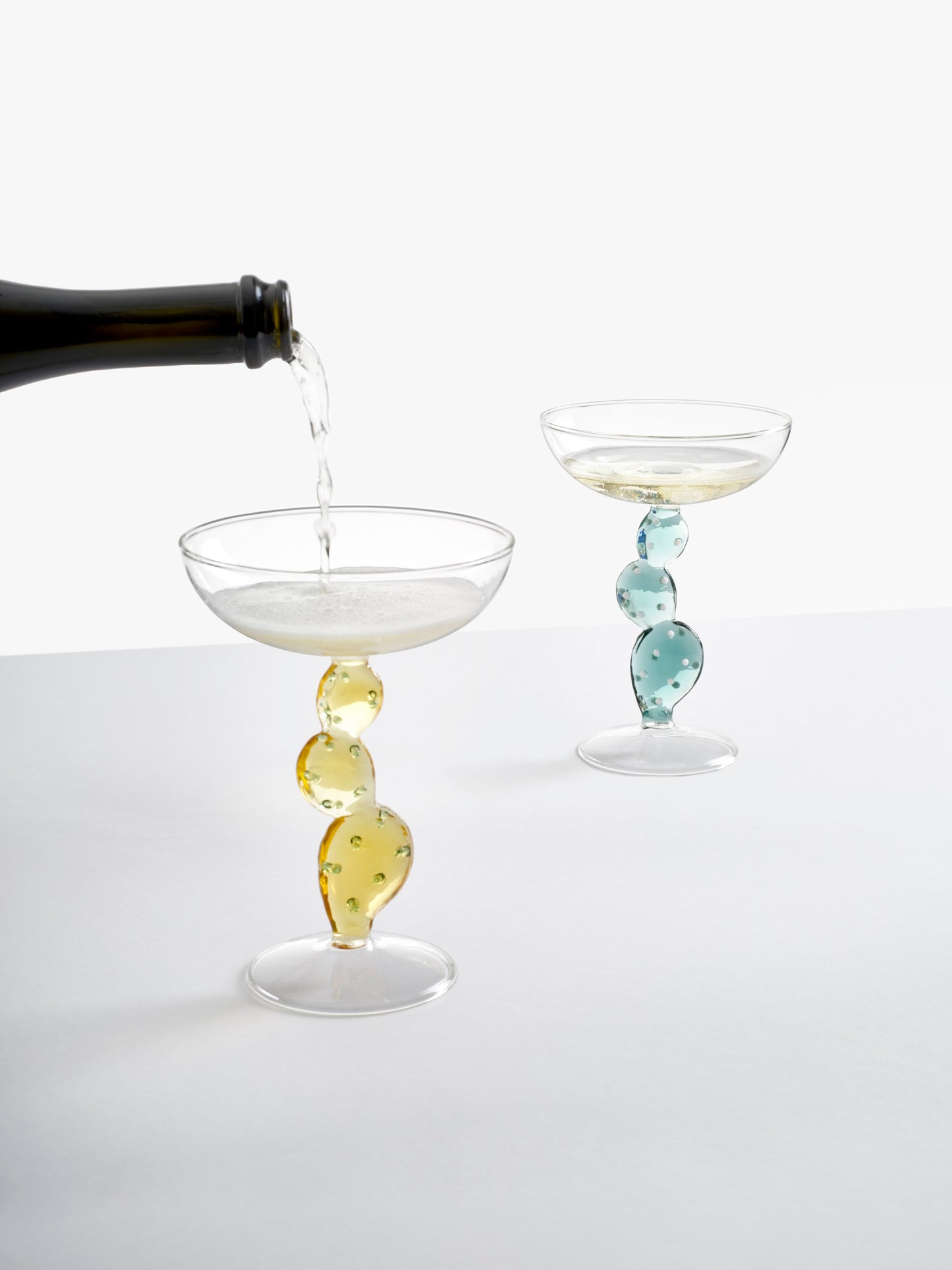 DESERT PLANTS - champagne bowl cactus yellow