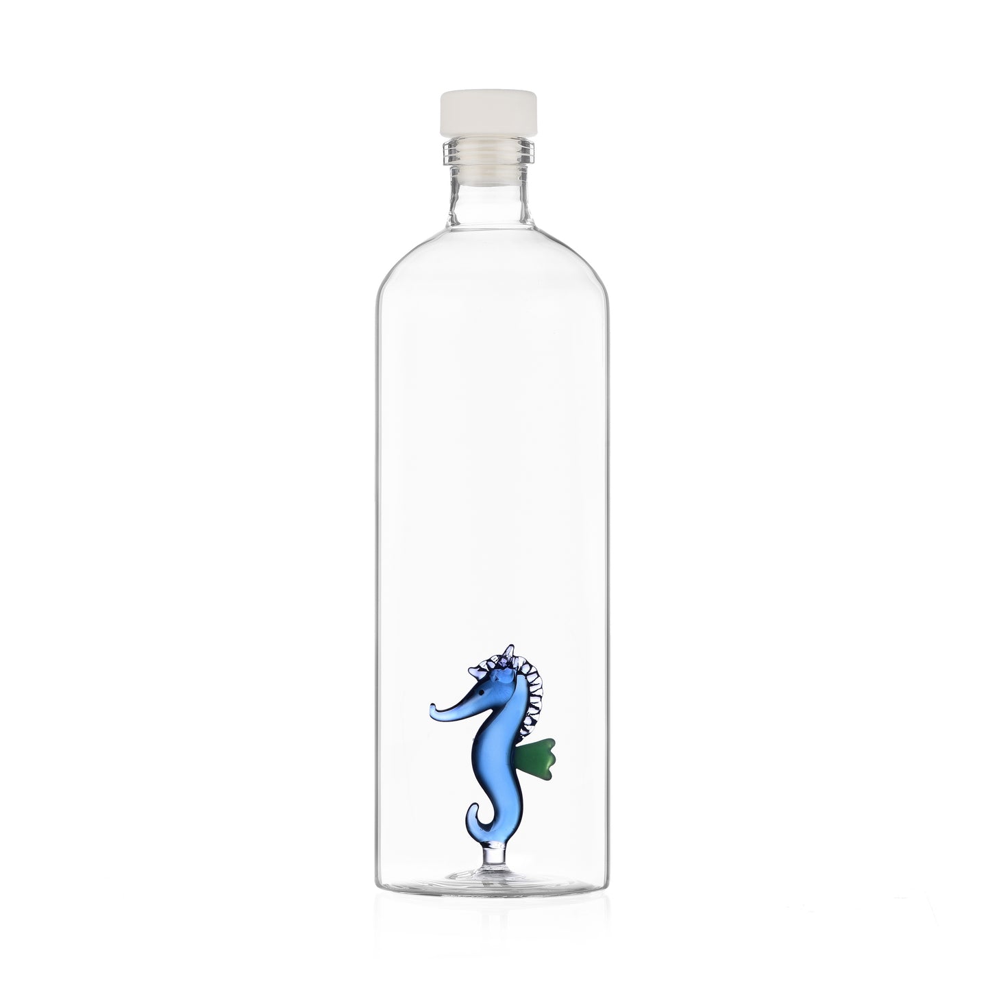 MARINE GARDEN - bottle blue seahorse