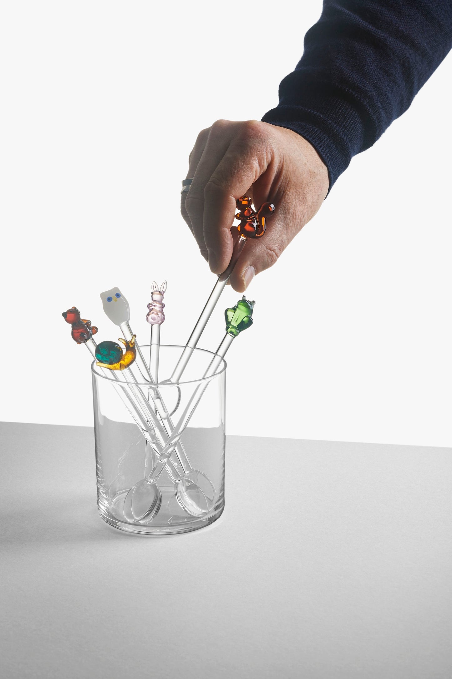 ANIMAL FARM - SET 2 SPOONS BUNNY & BEAR