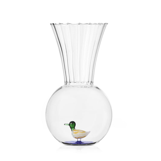 ANIMAL FARM - vase w duck