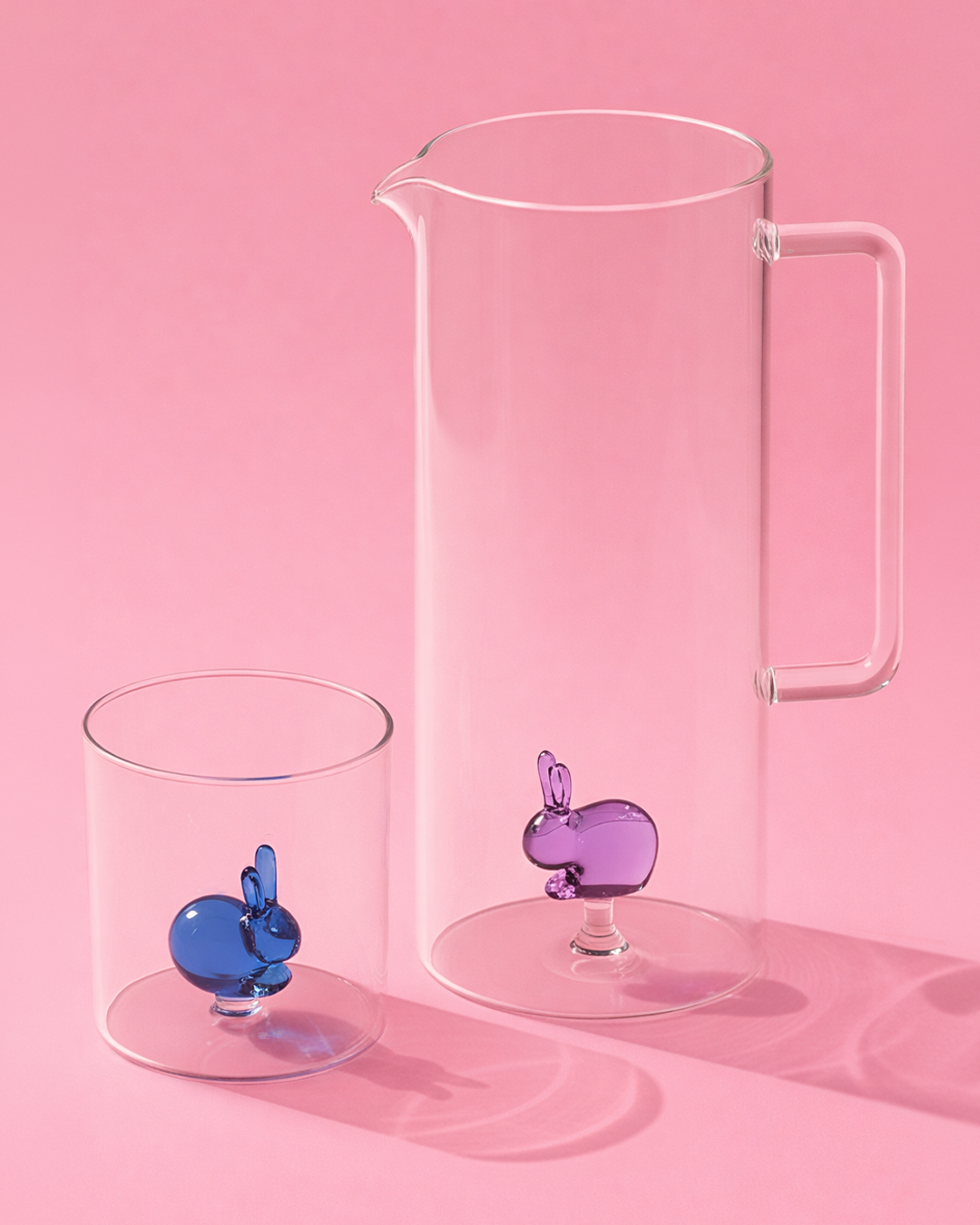 QEEBOO RABBIT - tumbler blue rabbit