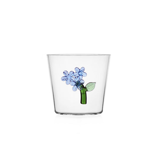 BOTANICA - tumbler light blue flower