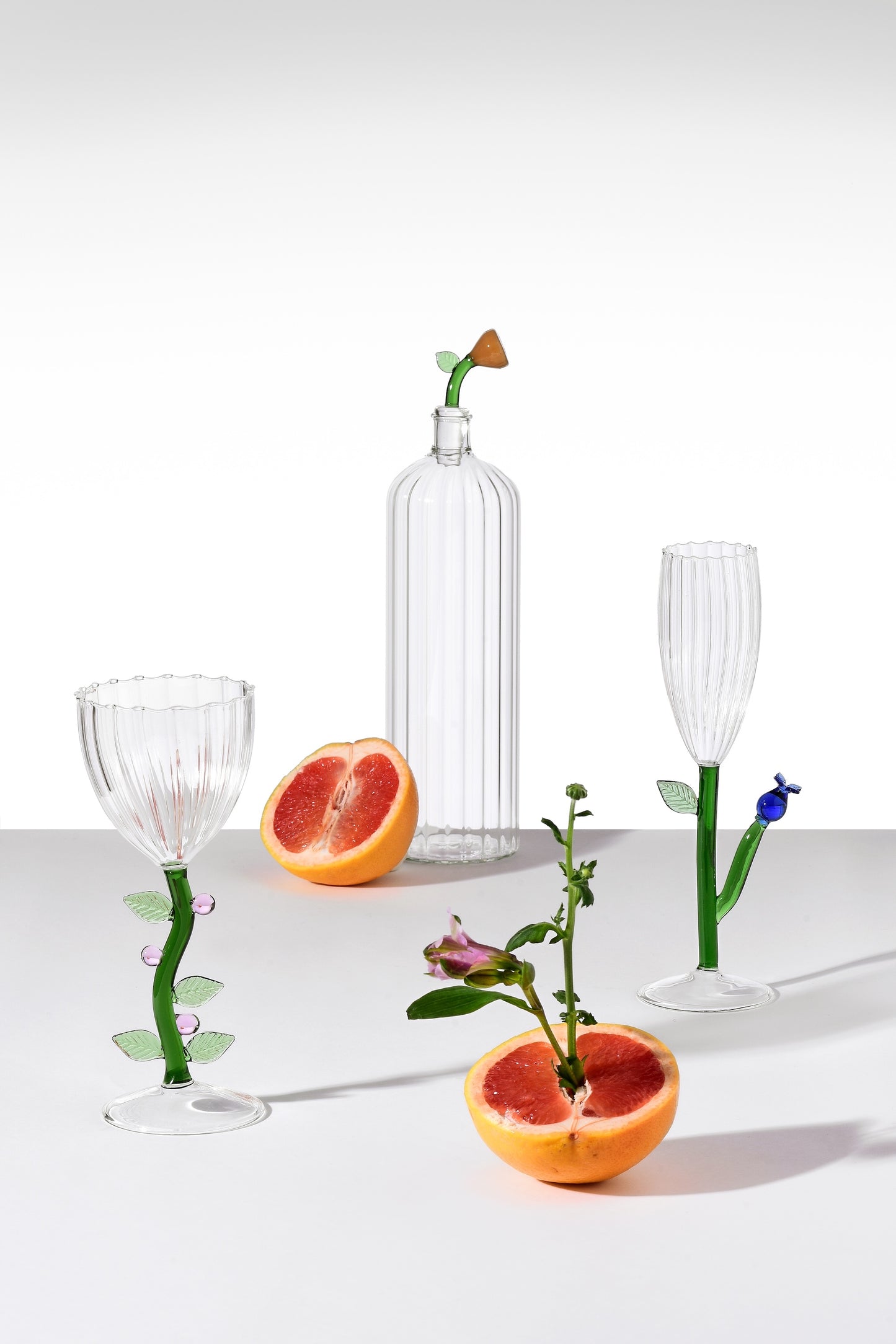 BOTANICA - optical bottle amber flower