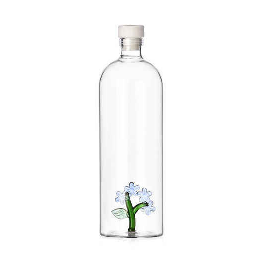 BOTANICA - botttle light blue flower
