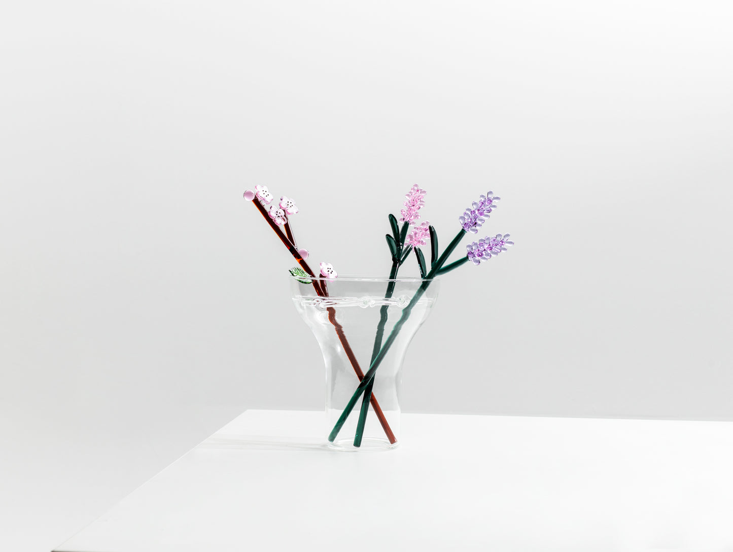 BOTANICA - GLASS FLOWER PEACH BLOSSOM