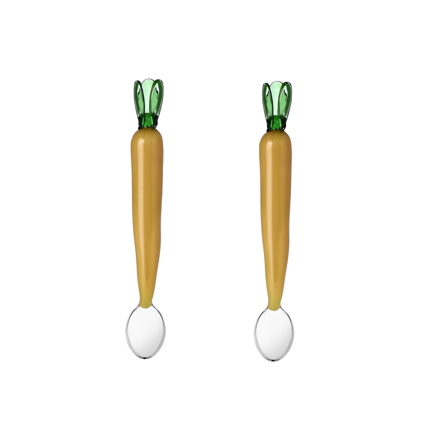 VEGETABLES - set 2 pcs spoons carrot