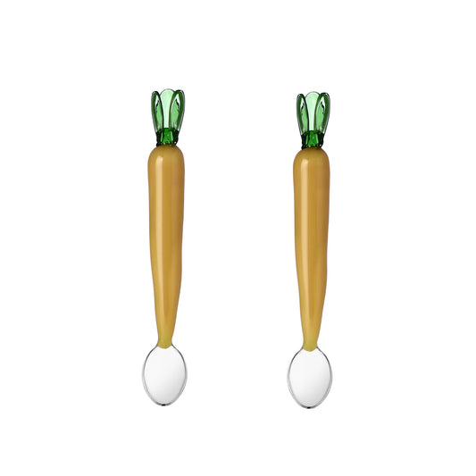 VEGETABLES - set 2 pcs spoons carrot