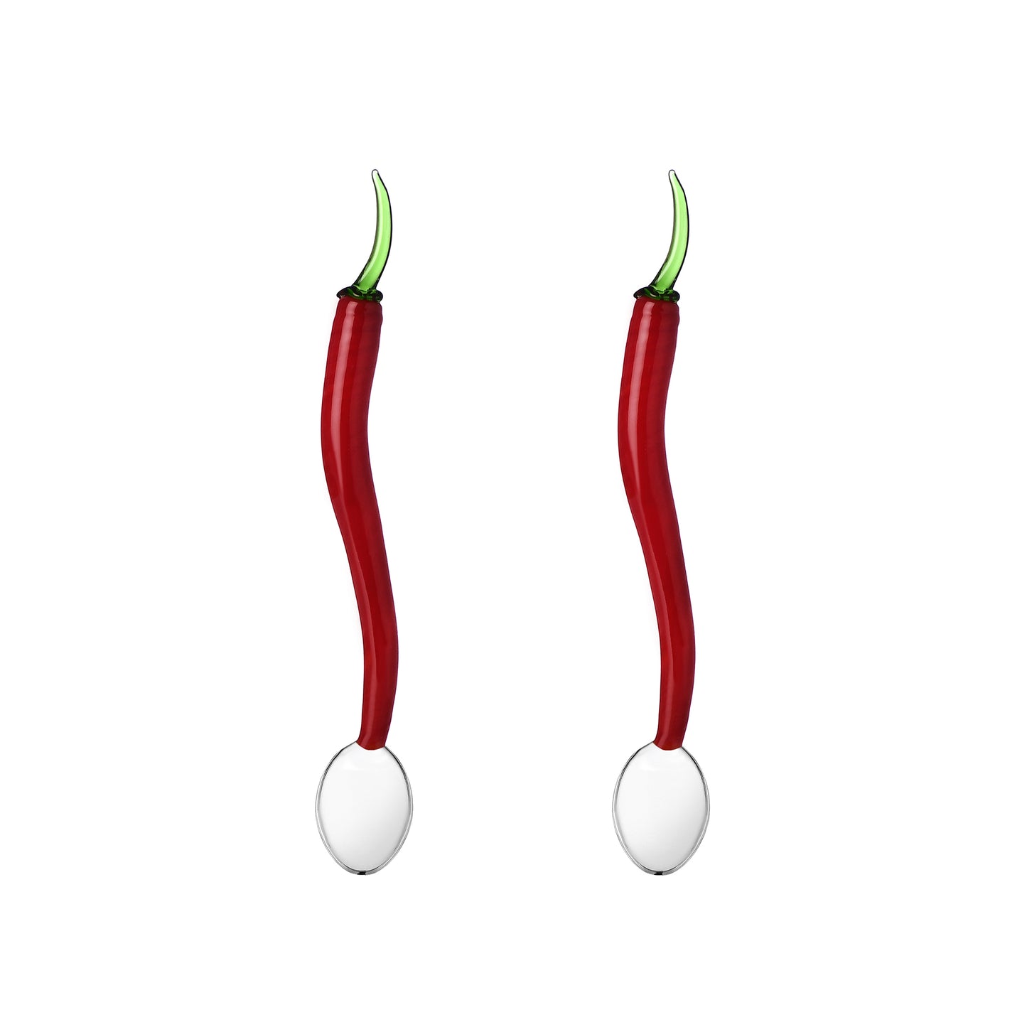 VEGETABLES - set 2 pcs spoons chili pepper