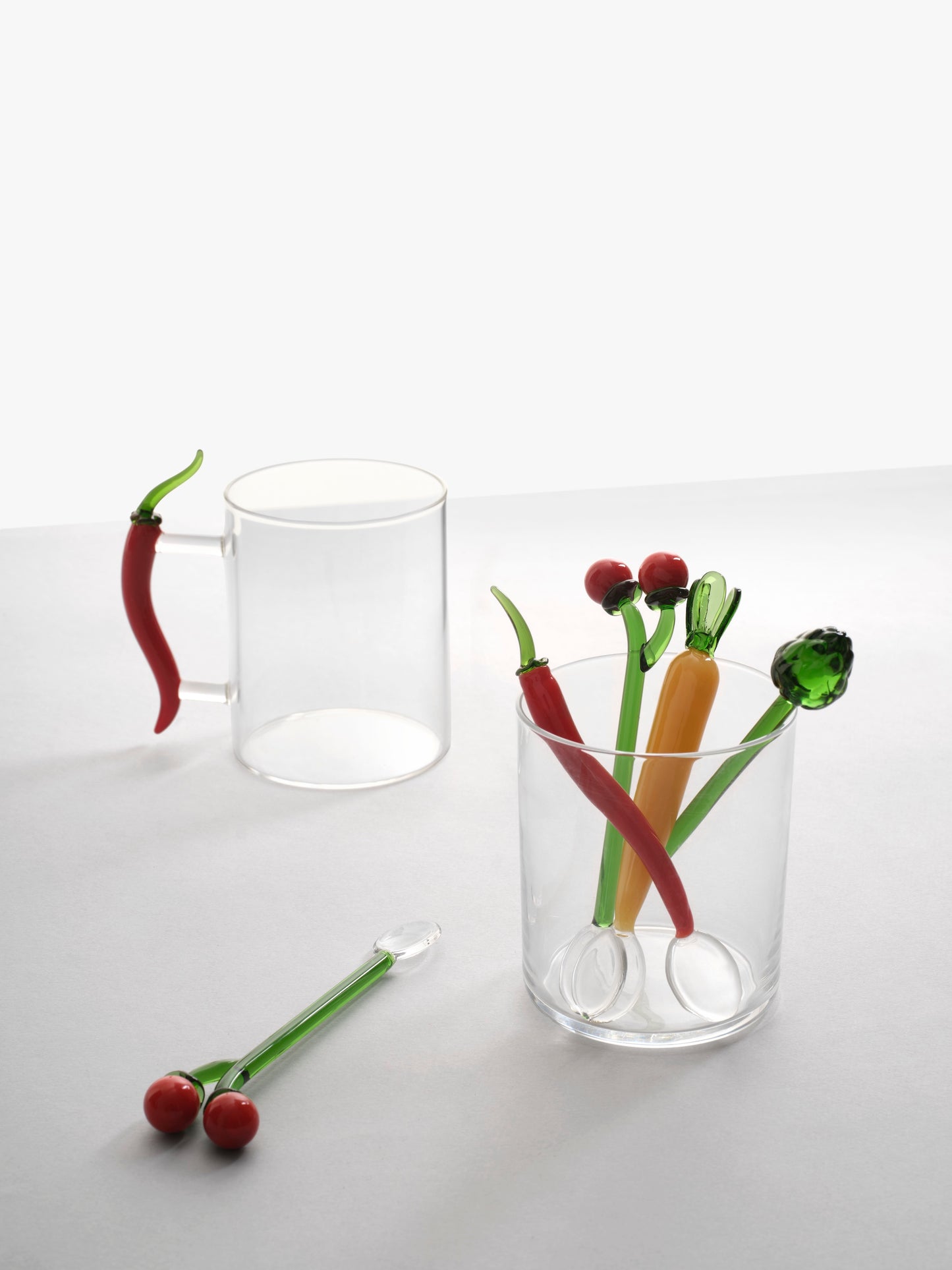 VEGETABLES - set 2 pcs spoons artichoke