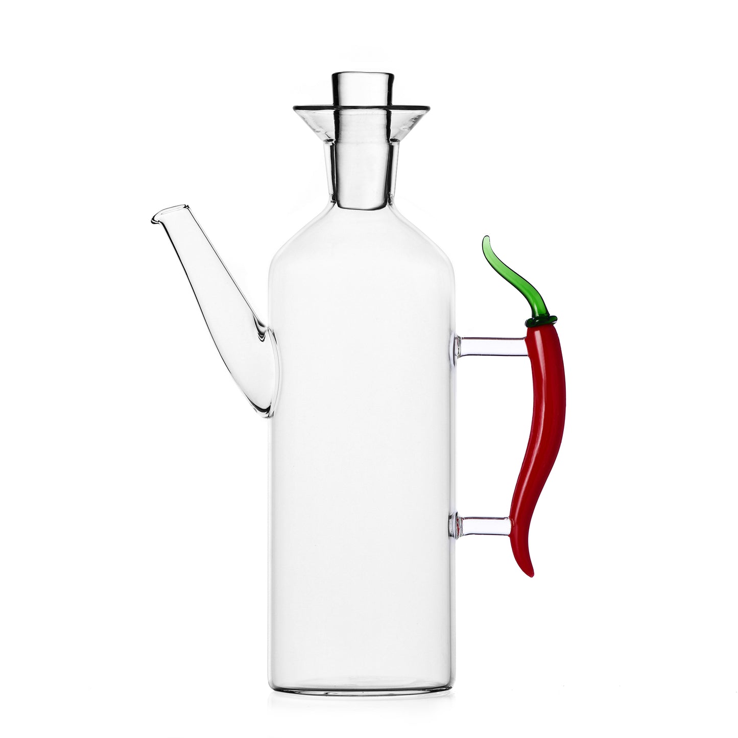 VEGETABLES - big oil bottle w/handle chili pepper