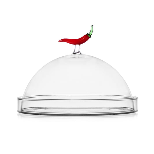 VEGETABLES - dome w/dish chili pepper