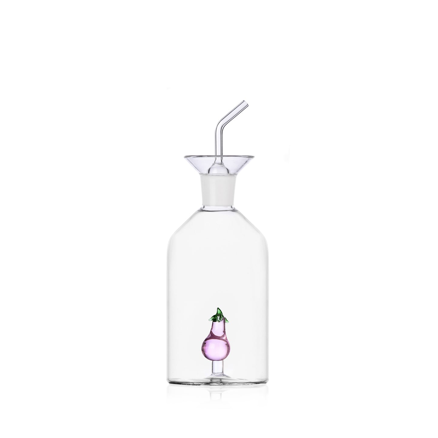 VEGETABLES - oil bottle w/inside eggplant