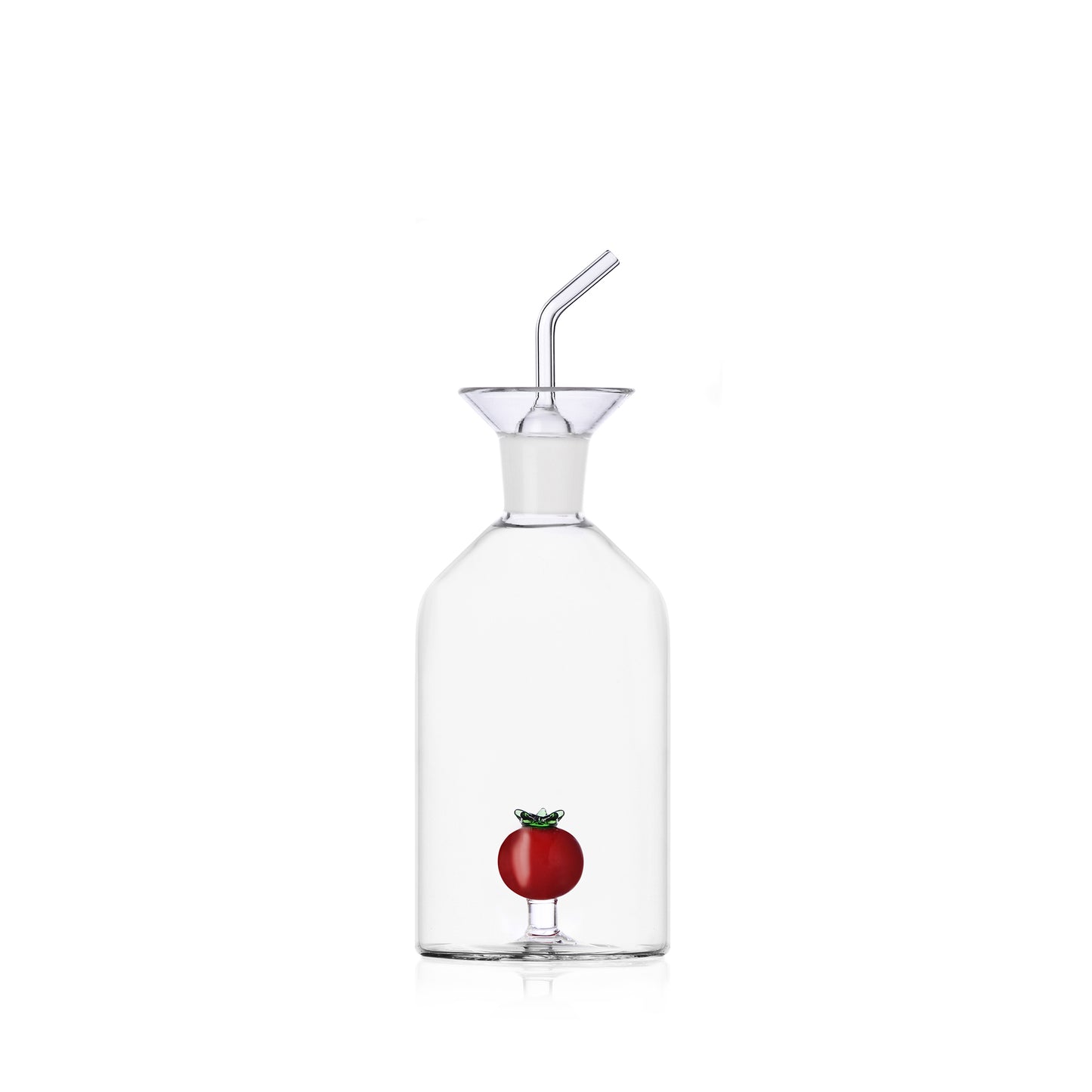 VEGETABLES - oil bottle w/inside tomato
