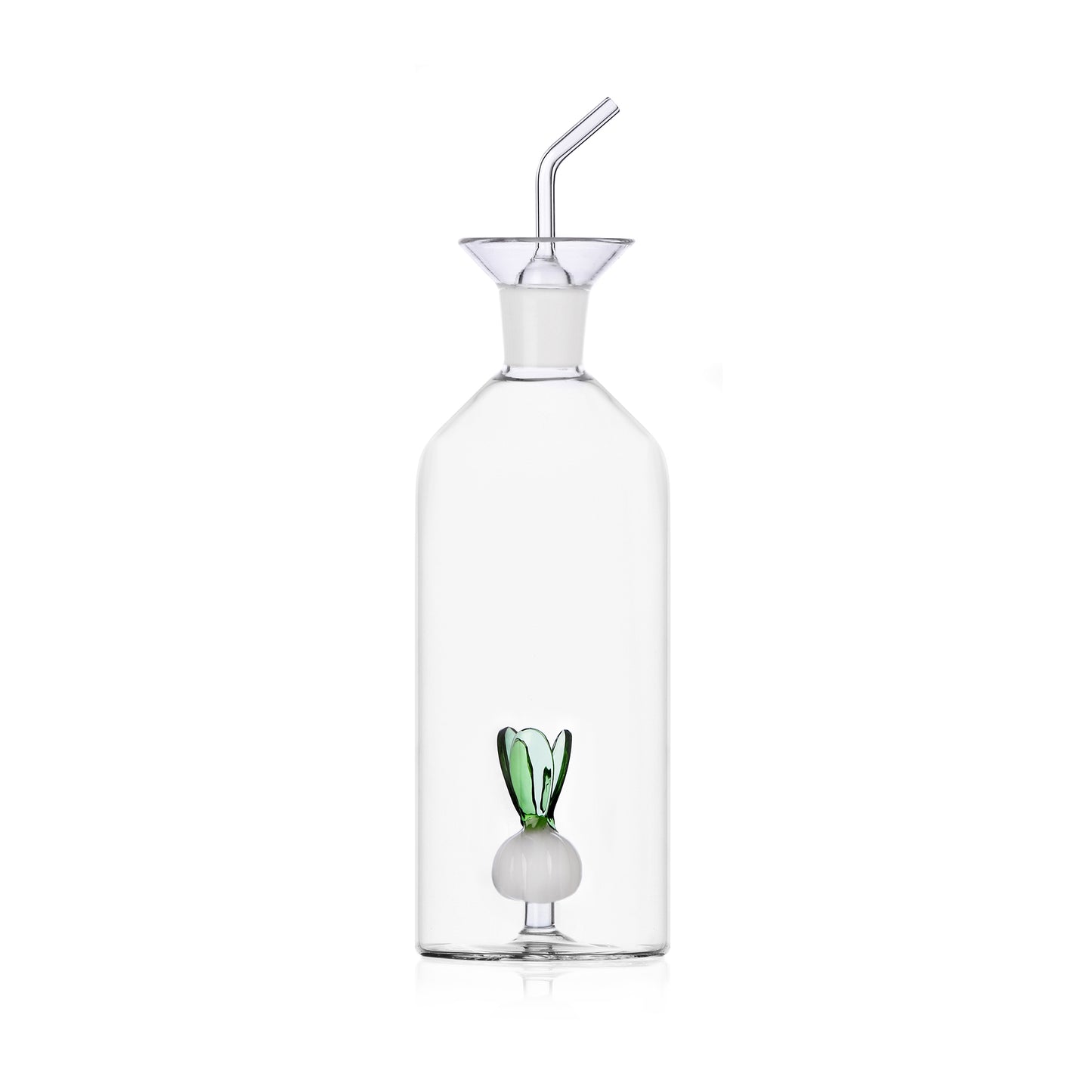 VEGETABLES - oil bottle w/inside spring onion