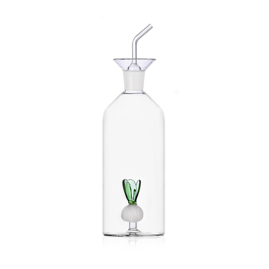 VEGETABLES - oil bottle w/inside spring onion
