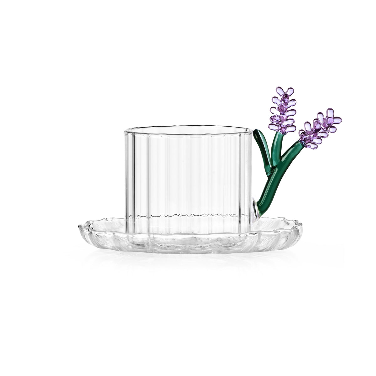 BOTANICA - tea cup w/saucer lavender