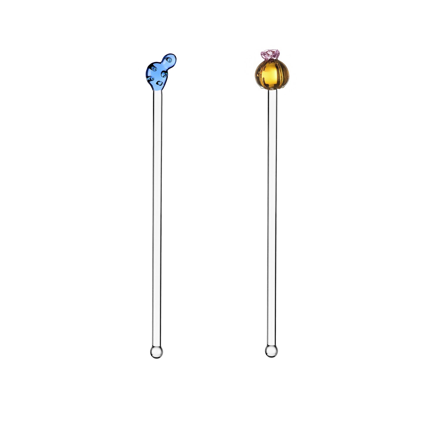 DESERT PLANTS - SET 2 MIXERS BLUE & PINK FLOWER CACTUS