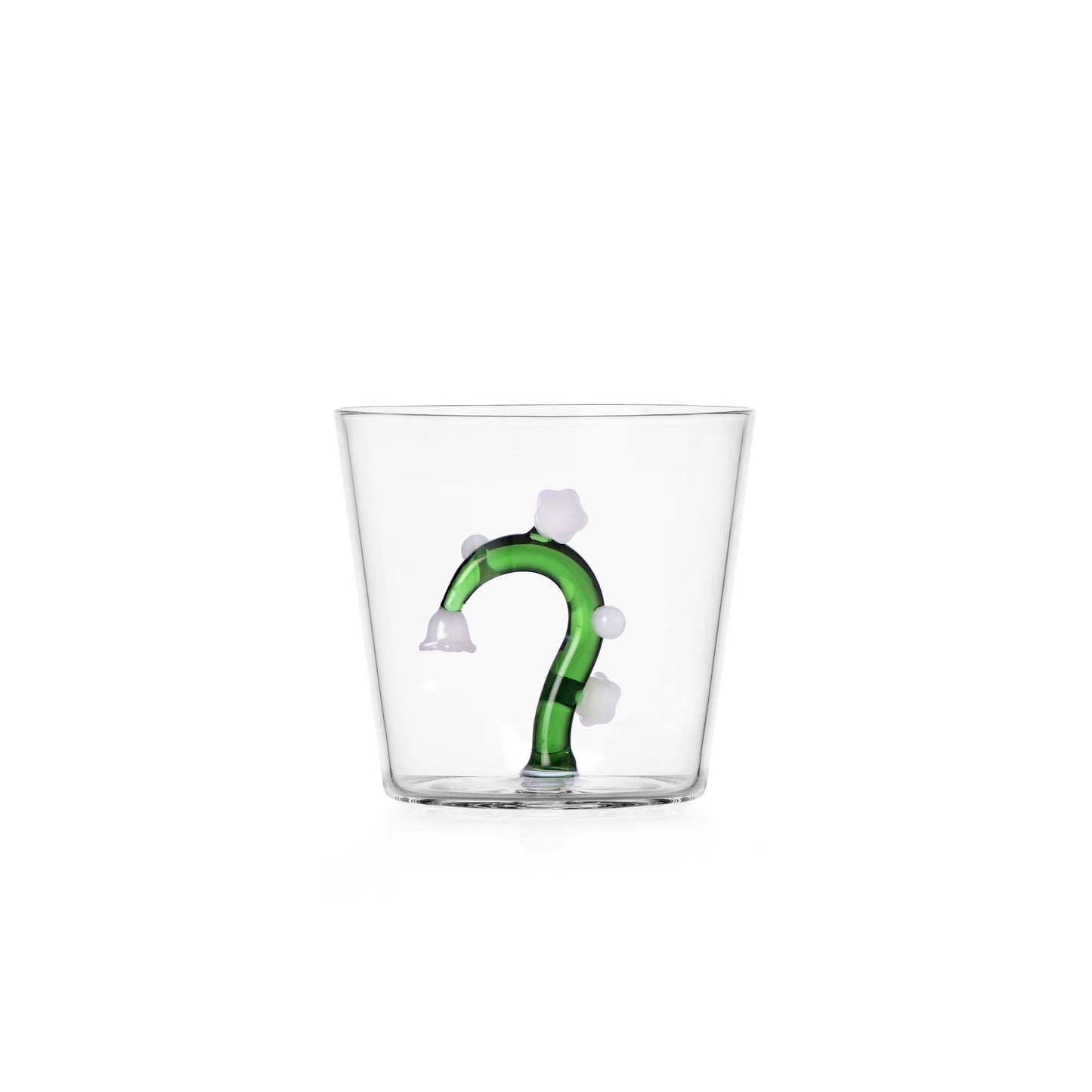 BOTANICA - tumbler white flower inside