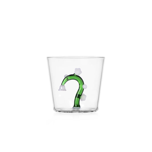 BOTANICA - tumbler white flower inside