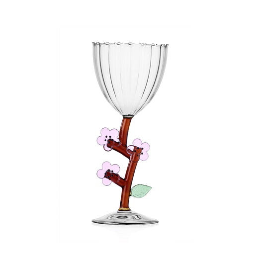 BOTANICA - stemmed glass peach blossom
