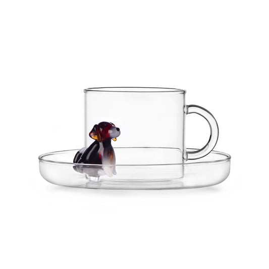 DOGS - TEA CUP W/SAUCER ENGLISH FOXHOUND